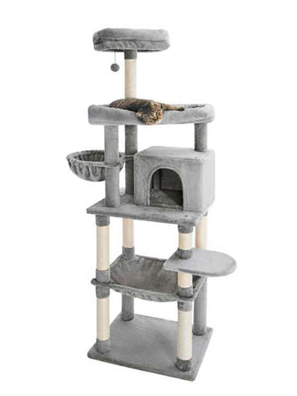 70.9 Inches Light Gray Cat Tree Multi-Level Wood Scratcher With Two Hammocks Condo Sisal Top Perch for Cat Climbing Pet Products Factory, OEM Manufacturer, Supplier, Agent www.petclothesfactory.com cat trees scratcher, bog cat tree, cat tower tree dropshipping, mushroom cat tree, purple cat tree, cat trees and scratching post, cat tree house, cat climbing tree house tower, minimalistic cat tree, cheese cat trees, cat tree tower large, cat christmas tree, cat-tree-dropshipping, cat tree for indoor cats, cat tree custom, wall-mounted cat tree, cat tree real wood, tree for big cats, wholesale cat trees, cat tree dropshipping, high quality cat tree, plastic cat tree, tree for cats 140cm, cat tree forest, custom cat tree tall, rope for cat tree, fabric for cat tree, rattan cat tree, luxury cat tree massive, simple cat tree, cat tree modern, cat tree cute, mau cat tree, cat tree wall, cat tree castle, large cat tree tower, high cat tree, 54 cat tree, cherry blossoms cat tree, cat tree 1 pieces, magic forest cat tree, cat tree house free shipping, modern wooden luxury cat tower tree, wooden cat furniture tree cat, basket cat tree, indoor stimulation tree for cats, luxury pet wooden cat tree, cute cat tree, cat tree with leaves, bookcase cat tree, real wood cat tree, pink cat tree, cat wooden tree, small cat trees, palm cat tree, luxury cat tree house, large cat tree house, cactus cat tree, lidl cat trees, cat tree parts, cat tree xl, cat wood tree, tree cat scratcher, flower cat tree, cat tree,