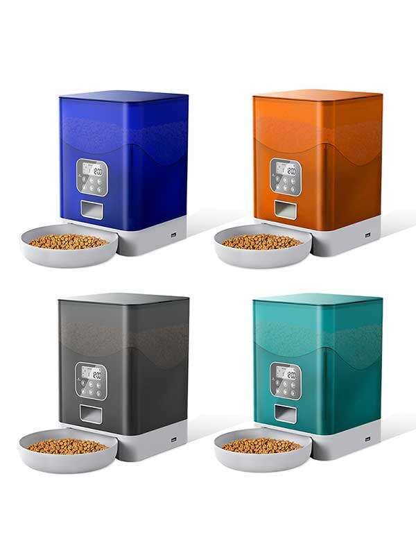 Pet Factory OEM Wholesale 3L 4LBlue Deep Gray Yellow Cyan Crystal Stone APP Remote Pet Dog Cat Smart Feeder 131-23511 Pet Products Factory, OEM Manufacturer, Supplier, Agent www.petclothesfactory.com Factory Wholesale 3L 4L Crystal APP Remote Pet Dog Cat Smart Feeder